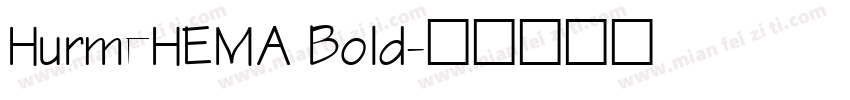 HurmeHEMA Bold字体转换